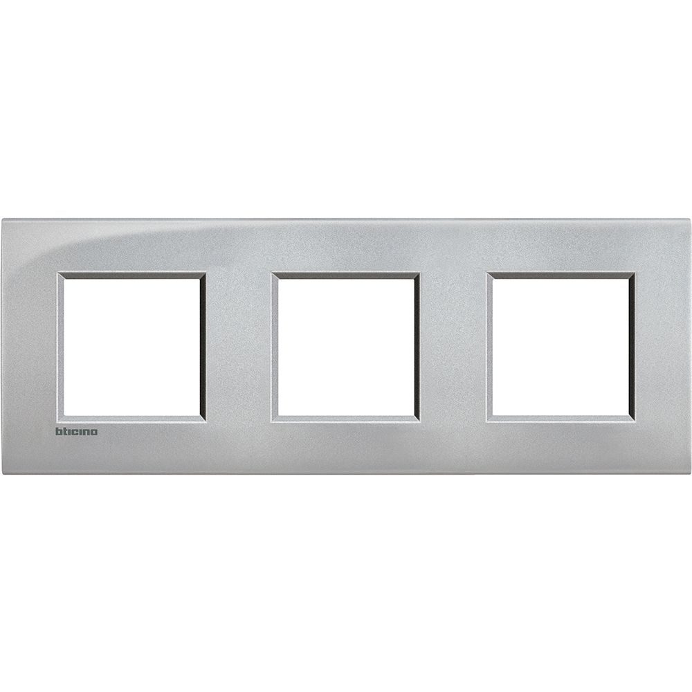 Legrand Abdeckrahmen Light Air Europe: 3-fach, 2 + 2 + 2 Module, Farbe: Tech
