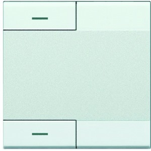 Legrand MyHOME-Wippe mit glatter Oberfläche für LIVINGLIGHT, 2-modulig, Farbe: W