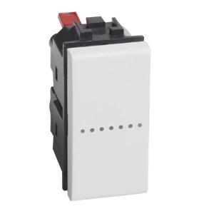 Legrand LIVINGLIGHT Taster Schliesser 10A 1M Weiss