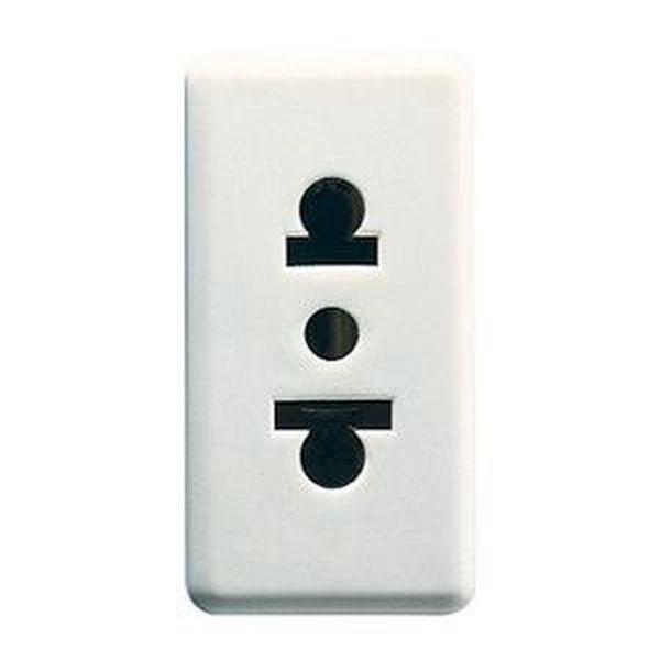 Gewiss Steckdose 1M 2P+PE 10/15A 250/125V EUROUSA std ws