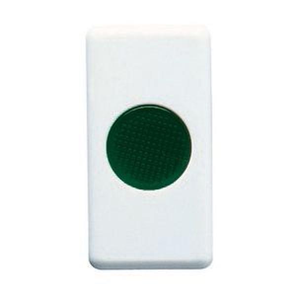 Gewiss Kontrolleuchte System Grün 1M weiss