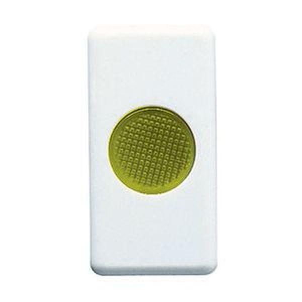 Gewiss Kontrolleuchte System Gelb 1M weiss