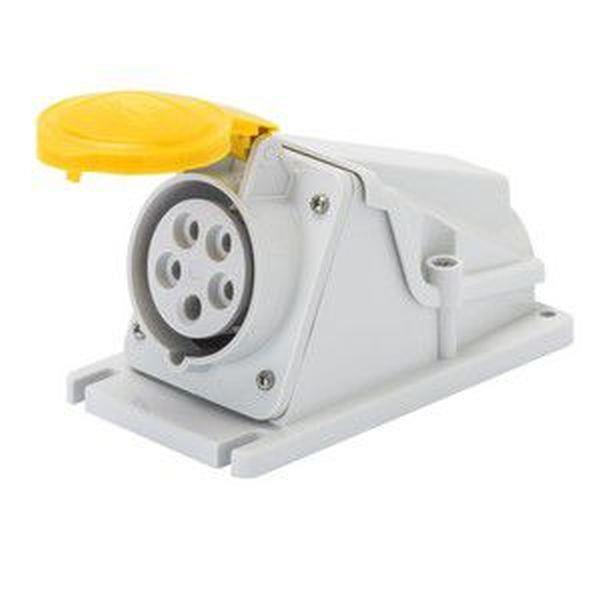 Gewiss Wandsteckdose IEC 90° 110V 16A 4h 4P IP44