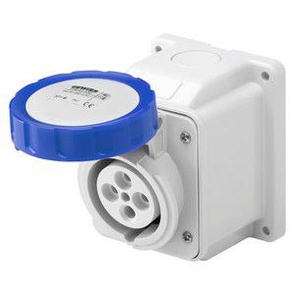 Gewiss Wandsteckdose IEC 10° 230V 16A 9h 4P IP67