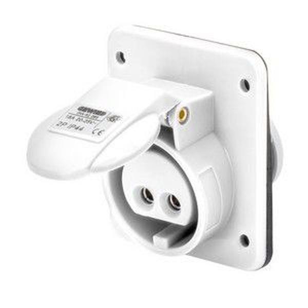 Gewiss Anbausteckdose IP44 10°2P 32A 24/42V12H