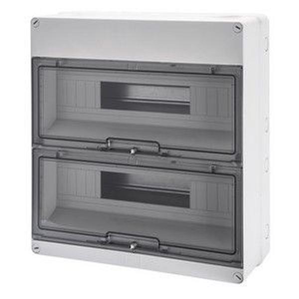 Gewiss Verteiler m. Tür 376x400x135mm 2x18TE o. PE/N Kl.