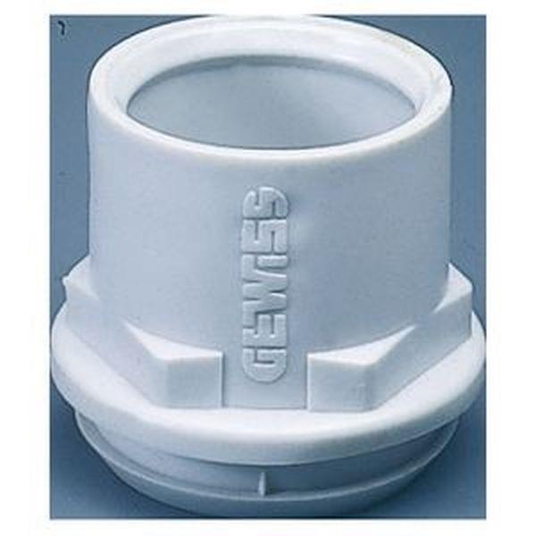 Gewiss Verbinder f. Rohr 32 Bohrung 37 RAL7035 IP44