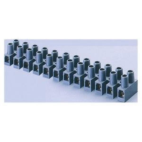 Gewiss Abzweigklemmen 12pol 4qmm teilbar schwarz