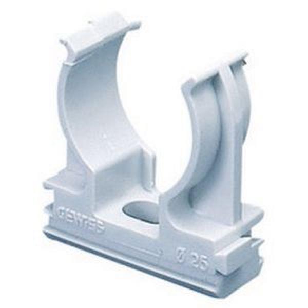 Gewiss Schnappschelle f. Rohre D: 25 grau RAL7035