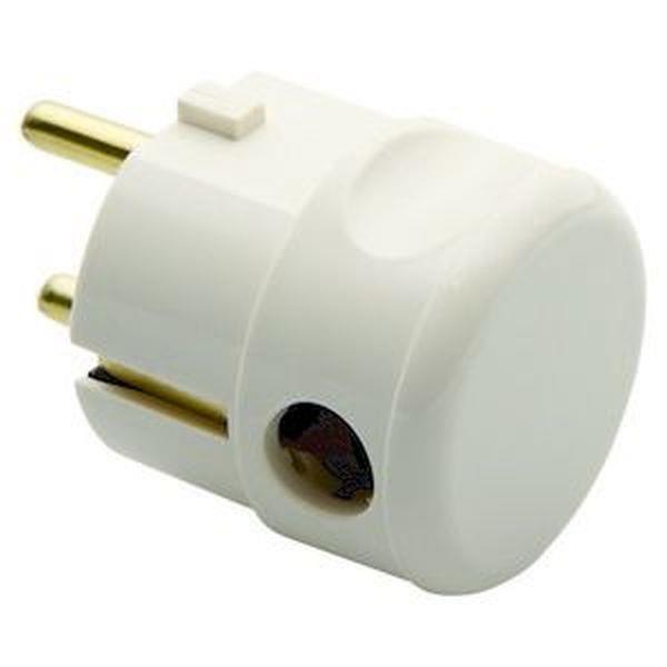 Gewiss Stecker 90° 2P+E 10/16A 250V DEUT.weiss