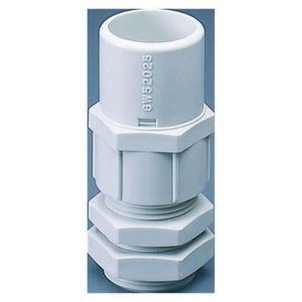 Gewiss Kabelverschraubung aus Kunststoff PG13,5 f Rohr M16 RAL7035