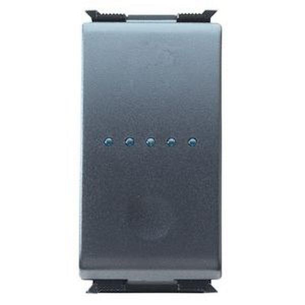 Gewiss Taster Positionsanz beleuchtb 1 Schl. 1P 16A sw