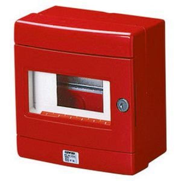 Gewiss Notmeldekasten f. Reiheneinbaug.TE 180x180x100 rot