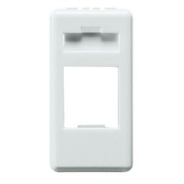 Gewiss Leerdose System 1M f. RJ45-Module Typ AVAYA weiss