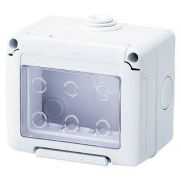 Gewiss Aufputzgehäuse System Halterung 3M IP55