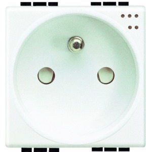Legrand Steckdose FranzösischStandard 2P+E Ktrl. Weiss