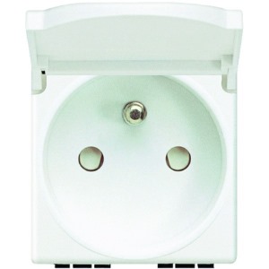 Legrand Steckdose FranzösischStandard 2P+E Klappdeckel Weiss