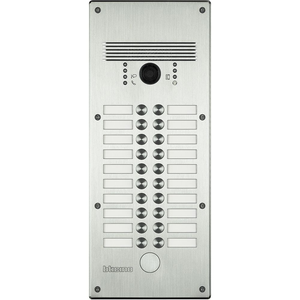 Legrand Video-Türstation LINEA300 mit 20 Ruftasten Ausführung: Edelstahl