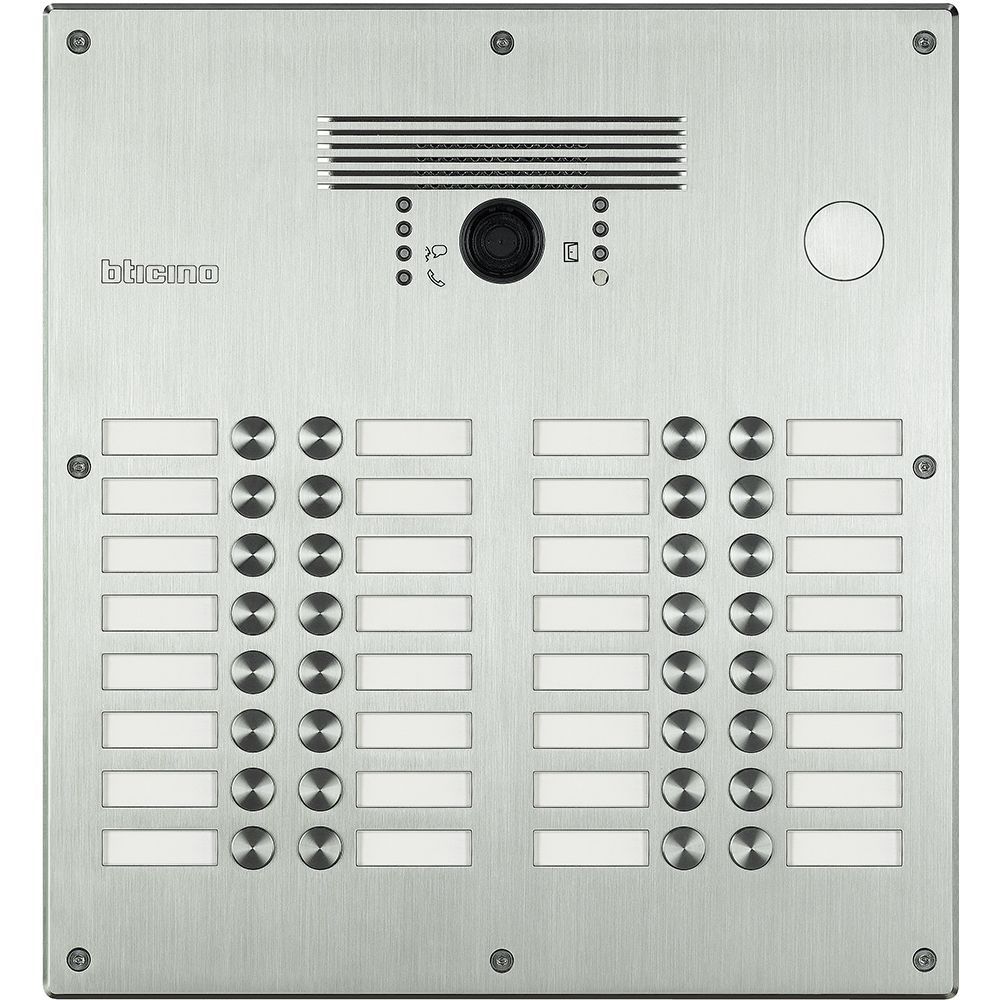 Legrand Video-Türstation LINEA300 mit 32 Ruftasten Ausführung: Edelstahl