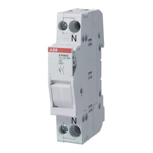 ABB Sicherungshalter, 1+N Pol, 32A für Sicherungseinsatz 10,3 x 38mm