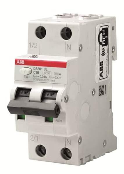 ABB DS201A-K20/0,03UL FI/LS UL/CSA Zulassung 6kA, 1P+N, Typ A, K 20, 30mA ABB DS201A-K20/0,03UL FI/LS UL/CSA Zulassung 6kA, 1P+N, Typ A, K 20, 30mA