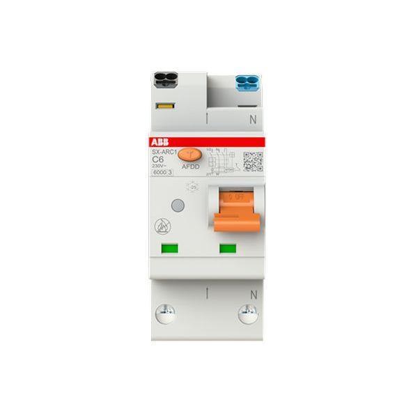ABB AFDD+LS SX-ARC1-C6, 6kA, 1P+N, 2TE Fehlerlichtbogen-Schutzeinrichtung + LS ABB AFDD+LS SX-ARC1-C6, 6kA, 1P+N, 2TE Fehlerlichtbogen-Schutzeinrichtung + LS