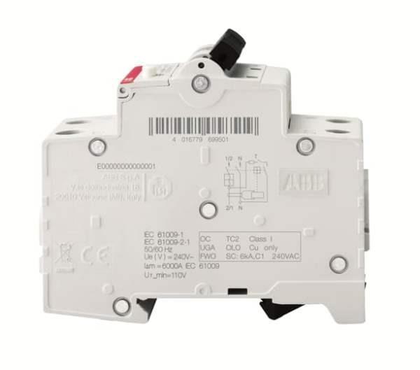 ABB DS201A-B20/0,03UL FI/LS UL/CSA Zulassung 6kA, 1P+N, Typ A, B 20, 30mA
