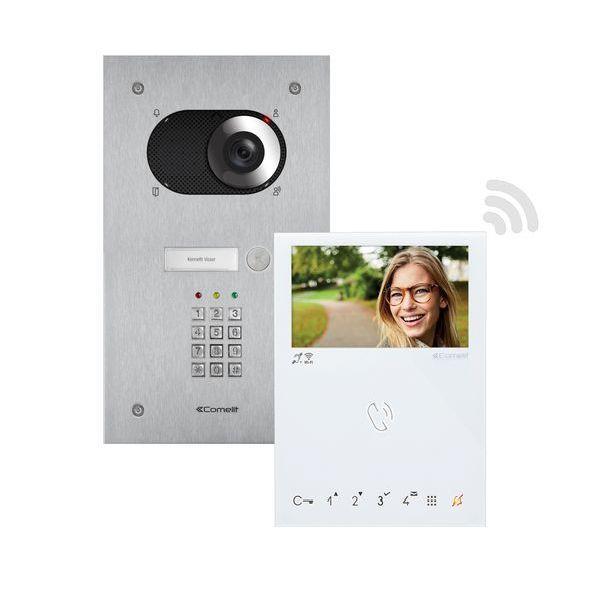 Comelit Video-Türstation Einfamilienhauskit Switch Keypad Monitor