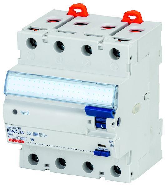 Gewiss FI-Schutzschalter SD FI 40/0.03 4P B(R) 4TE