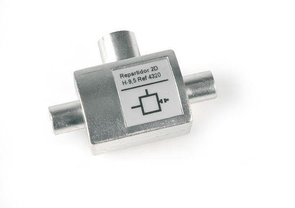 Televes RF-Zweigeräteverteiler Dämpfung VRF2N 1xStecker/2xBuchse