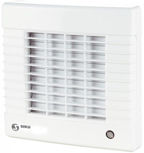 Siku 100 AZ, Ventilator, DM 100 mm, automatische Jalousie, Gleitlager