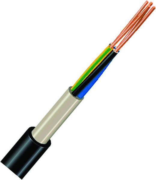 Kabel/Leitungen NEUT Starkstromkabel Eca NYY-J 4x1,5 RG50m schwarz
