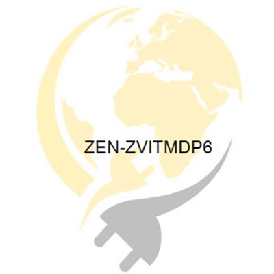 Zennio kapazitiver Taster 6Taster u. Thermostat m. Aluminiumrahmen