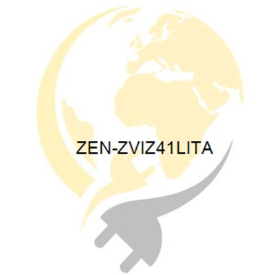 Zennio kapazitives Farb-Touchpanel Z41 Lite schwarz mit Aluminiumrahmen